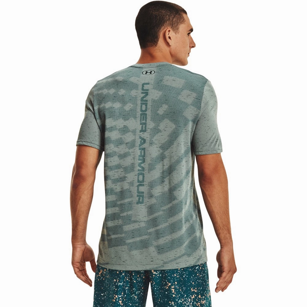 Bold and Comfortable Linen blend UA Seamless Radial T-shirt