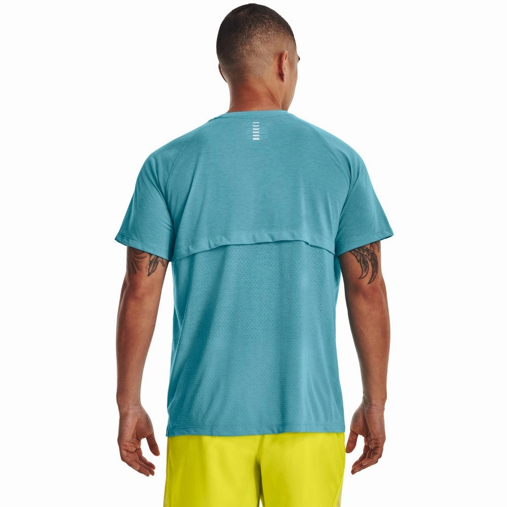 UA Streaker Run T-shirt Laser Cut Edges certified