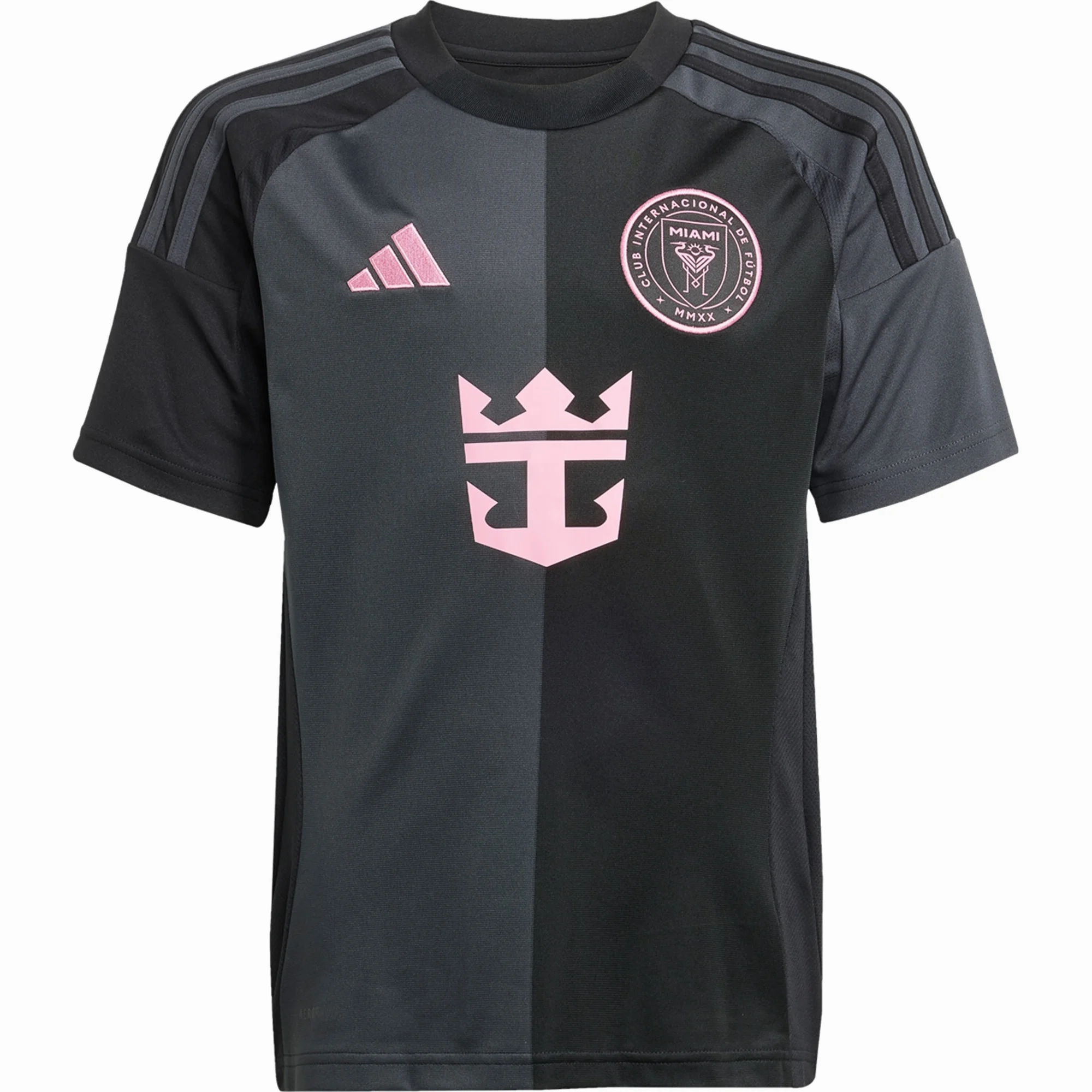 adidas Youth Inter Miami Away Jersey 25/26 (Black) Impact Fit