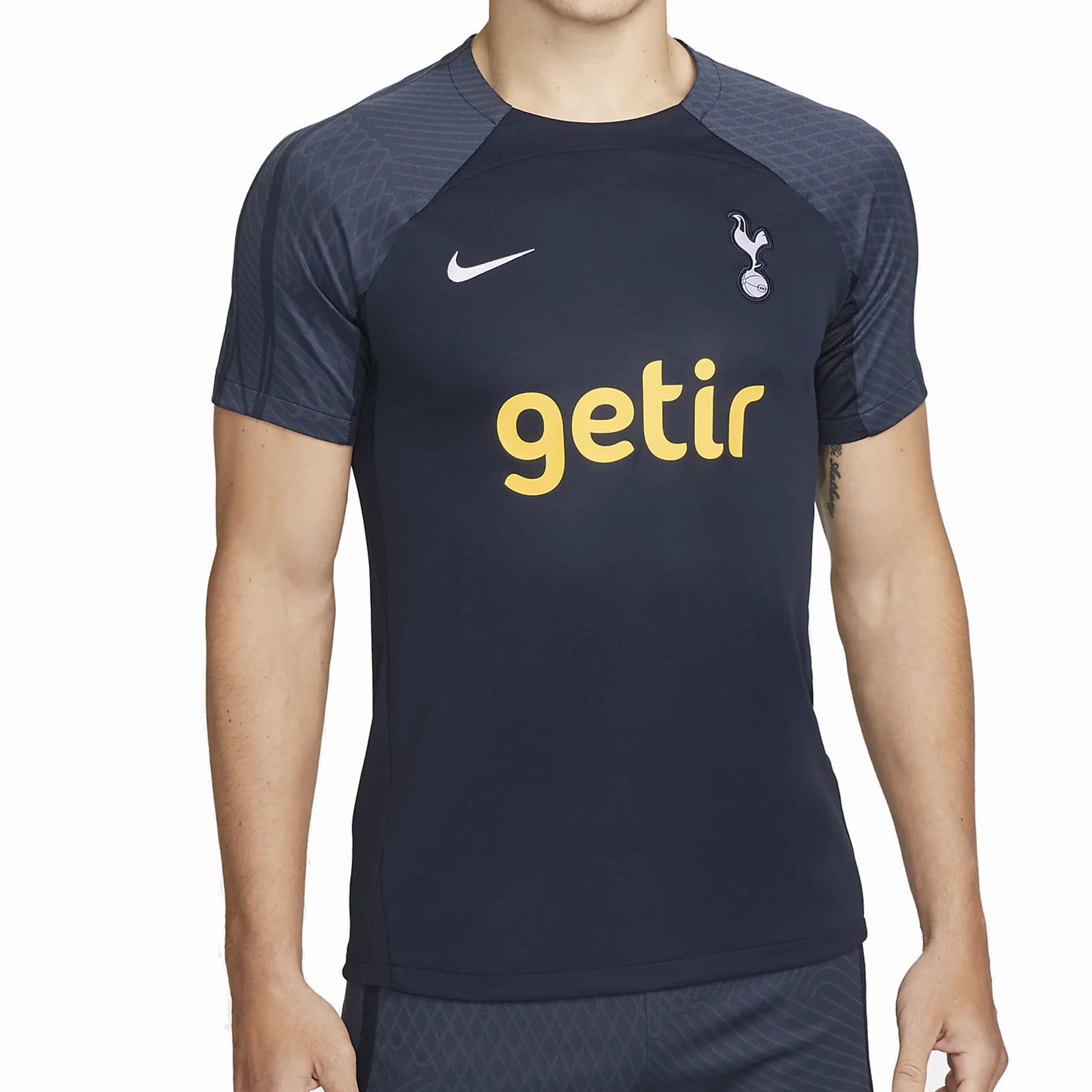 Stretch Flex Panels Quick Fit Nike Tottenham Strike Training Top (Marine/Violet Star)
