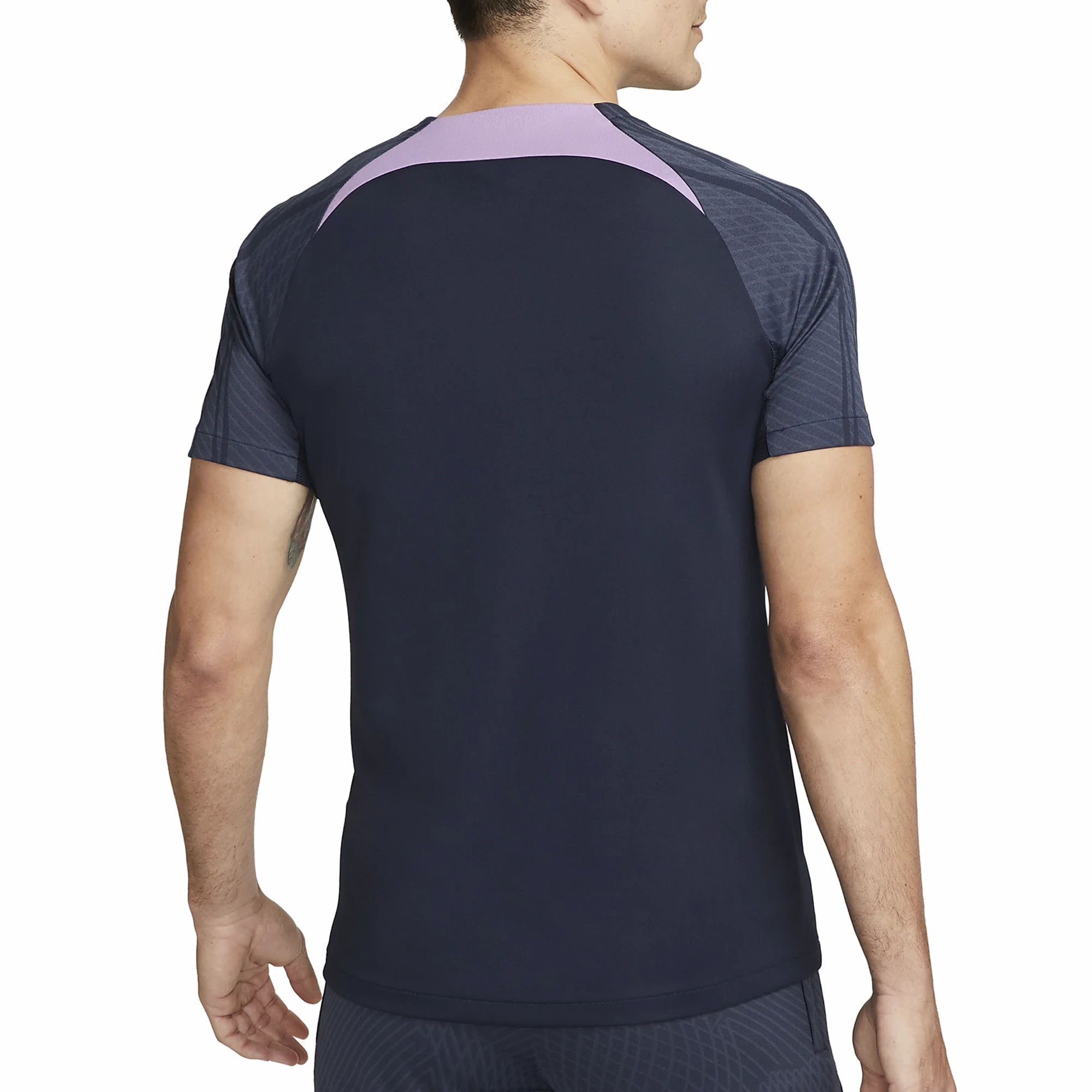 Air Ready Low Profile Seam Construction Nike Tottenham Strike Training Top (Marine/Violet Star)