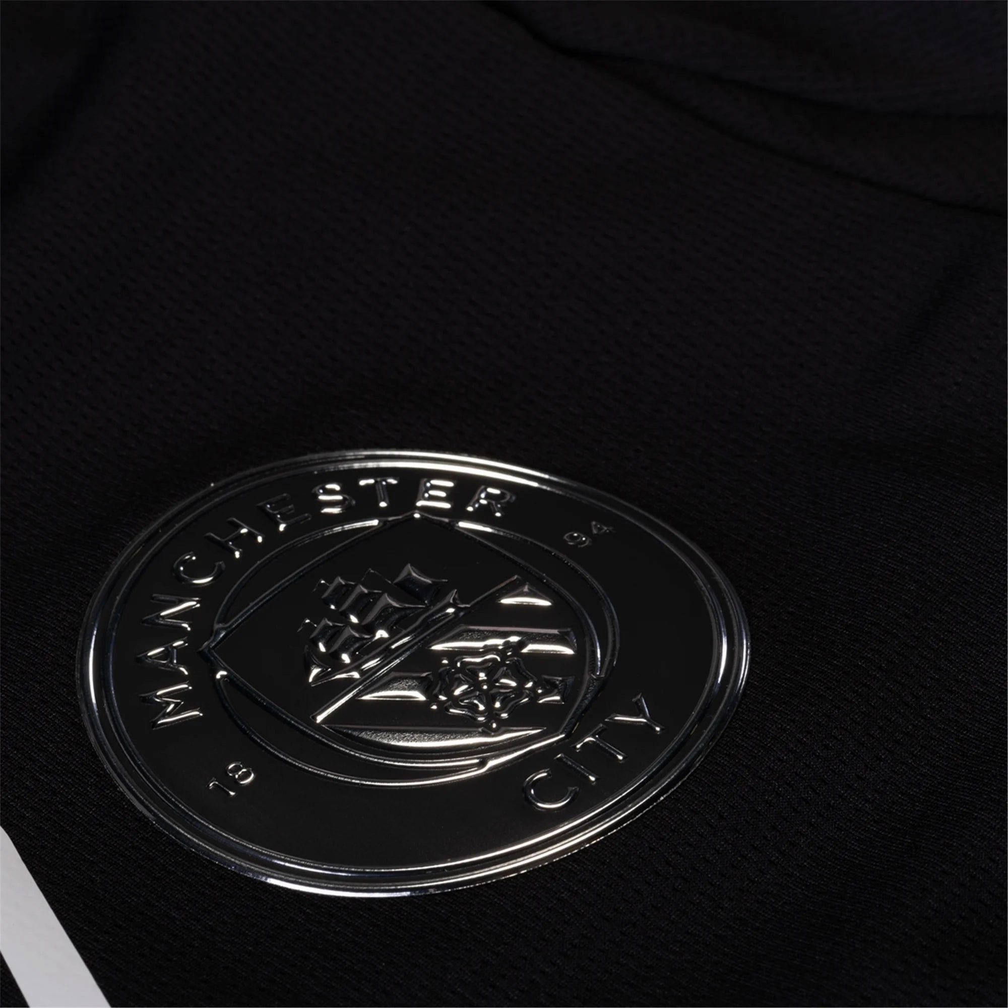 Ventilated Side Gussets Puma Bernardo Men's Manchester City Away Jersey 25/26 w/ NRFR   EPL Patches (Puma Black)
