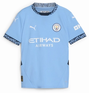 Timeless Design Junior's Manchester City 2024/25 Home Replica Soccer Jersey