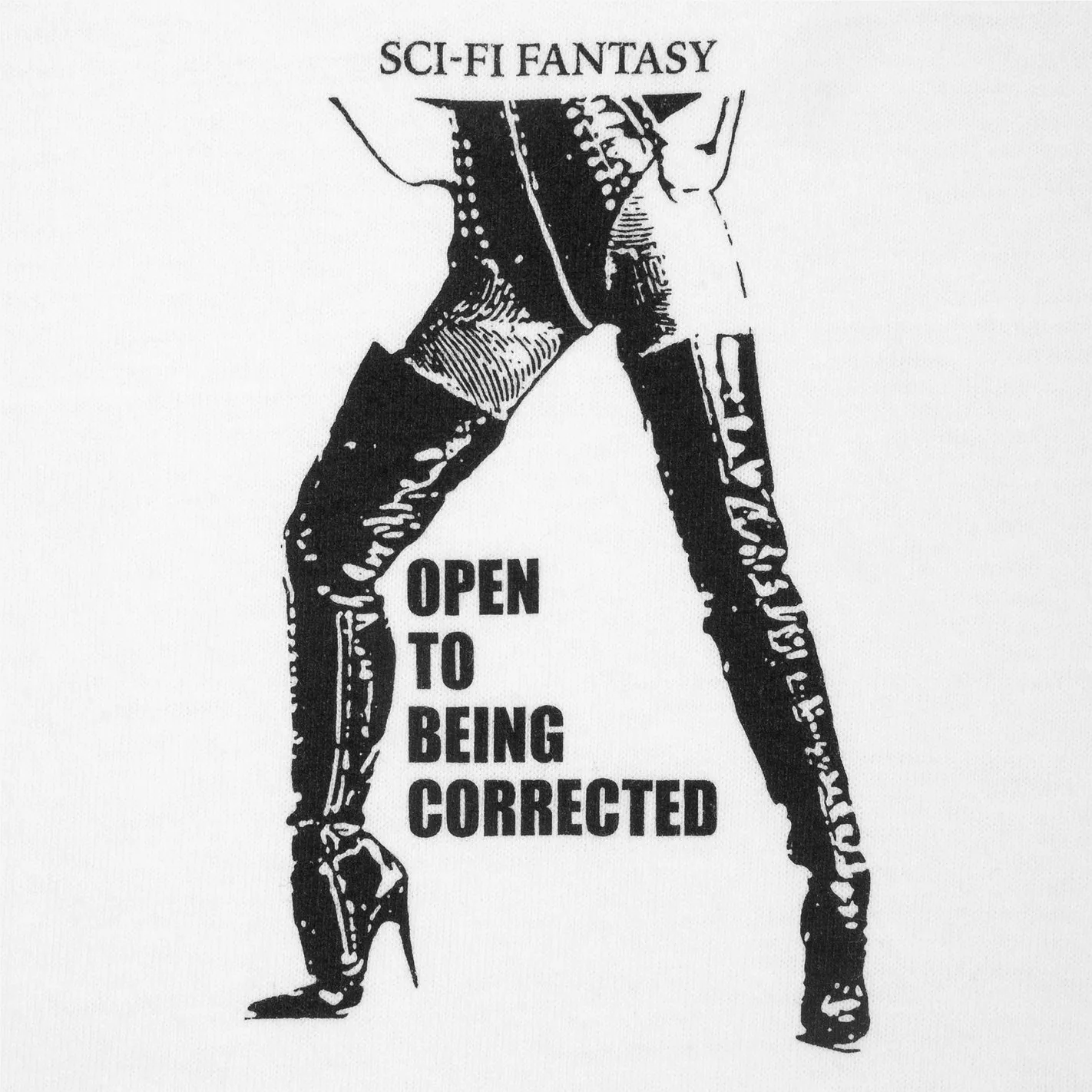 Faith Core Data Mode Open To Being Corrected Tee (White)
