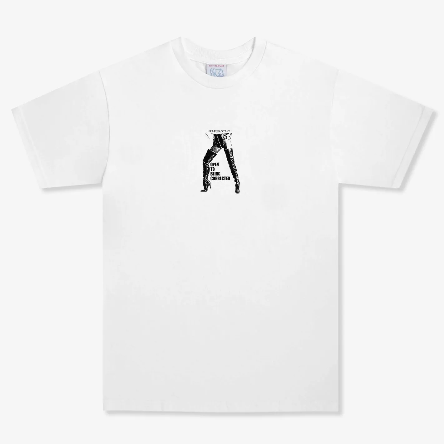 Open To Being Corrected Tee (White) QuickDry Construction Stylish Layer