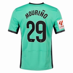Casual Gear Nike Atletico Madrid Santiago Mouri?o Third Jersey w/ La Liga Patch 23/24 (Spring Green/Black)