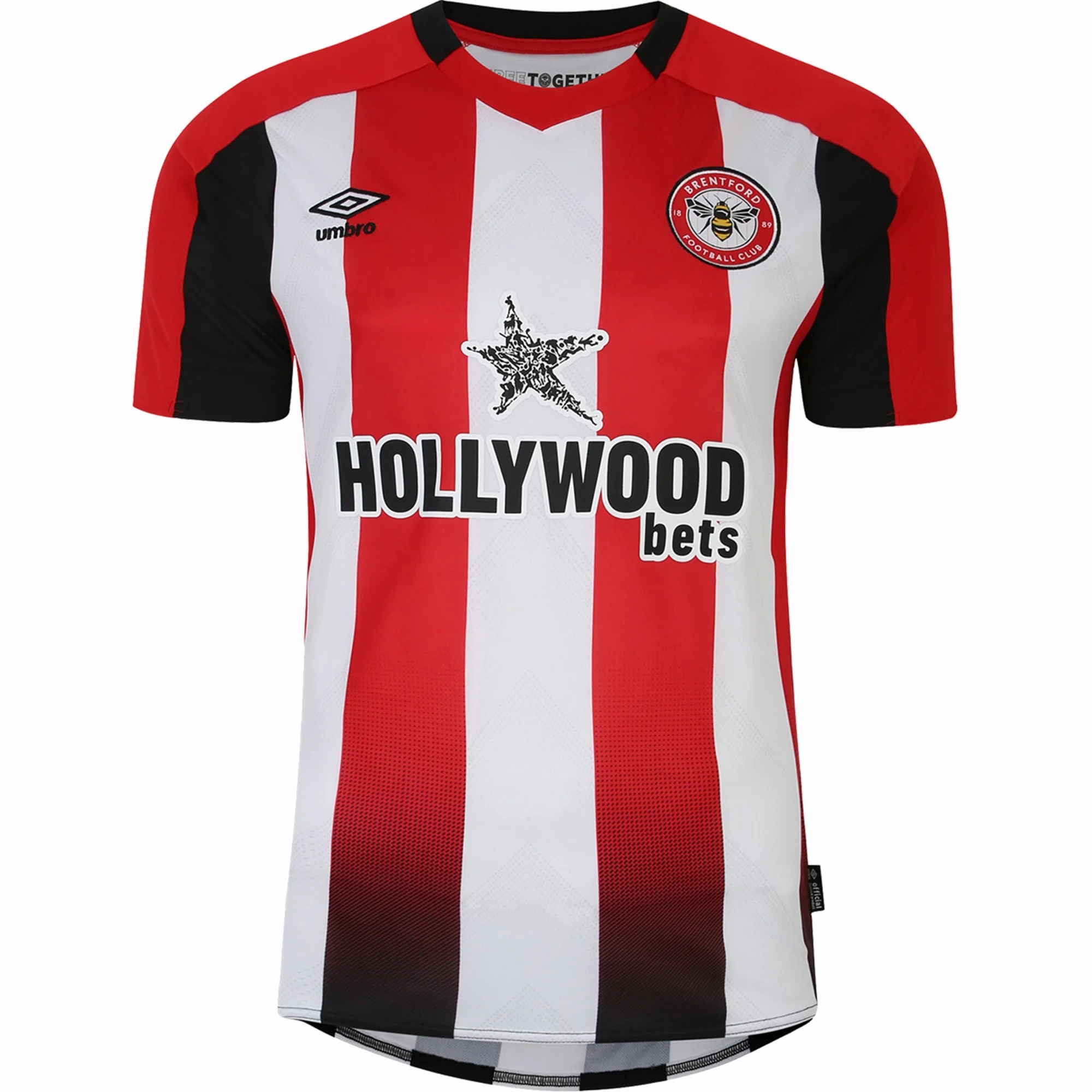 Umbro Brentford Home Jersey 24/25 (Red/White) Movement Apparel