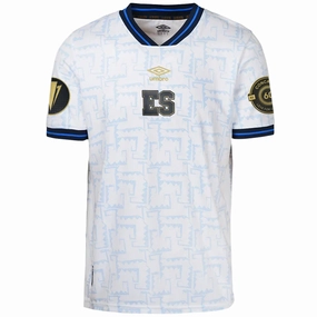 Umbro El Salvador Away Jersey w/ Gold Cup Patches 23/24 (White) Anti Slip Inner Grip