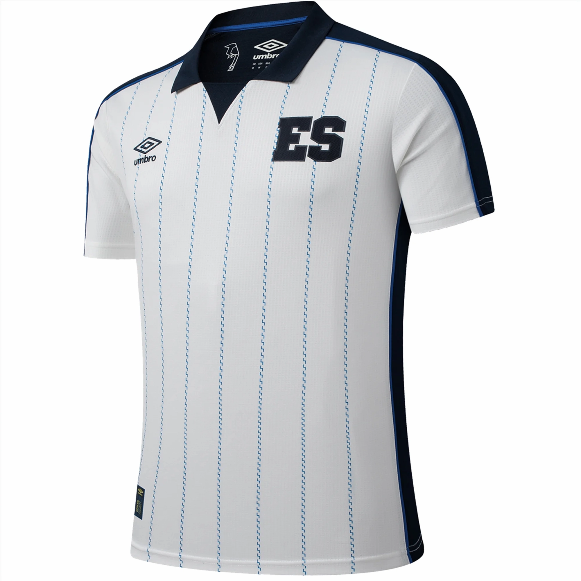 Low Profile Silhouette Umbro El Salvador Fourth Jersey 23/24 (White)