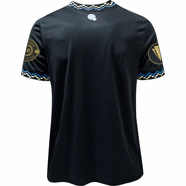 Recycled Material Blend Umbro El Salvador Men's Third Jersey w/ Gold Cup Patches 23/24 (Black)