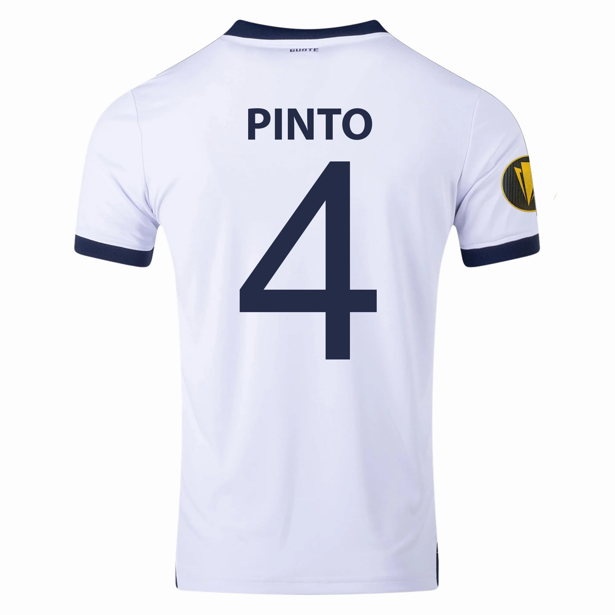 Umbro Jose Carlos Pinto Guatemala Home Jersey 25/26 w/ Gold Cup 2025 Patch (White) Microfiber Blend Laser Cut Vents