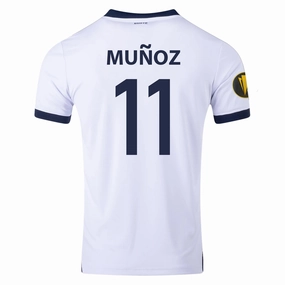 Umbro Rudy Munoz Guatemala Home Jersey 25/26 Gold Cup 2025 Patch (White) Breathable mesh Irregularity Balanced Weave