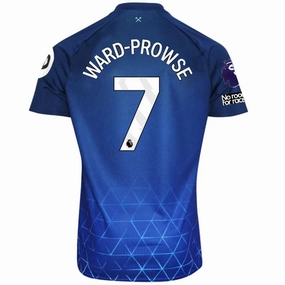 Umbro West Ham James Ward-Prowse Third Jersey w/ EPL   No Room For Racism Patches 23/24 (Navy/Sky Blue) Durable Material Garment Dyed Finish