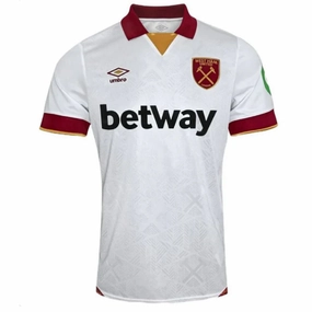 Umbro West Ham Third Jersey 24/25 (White) Air Flow Wear Resistant Reinforcement