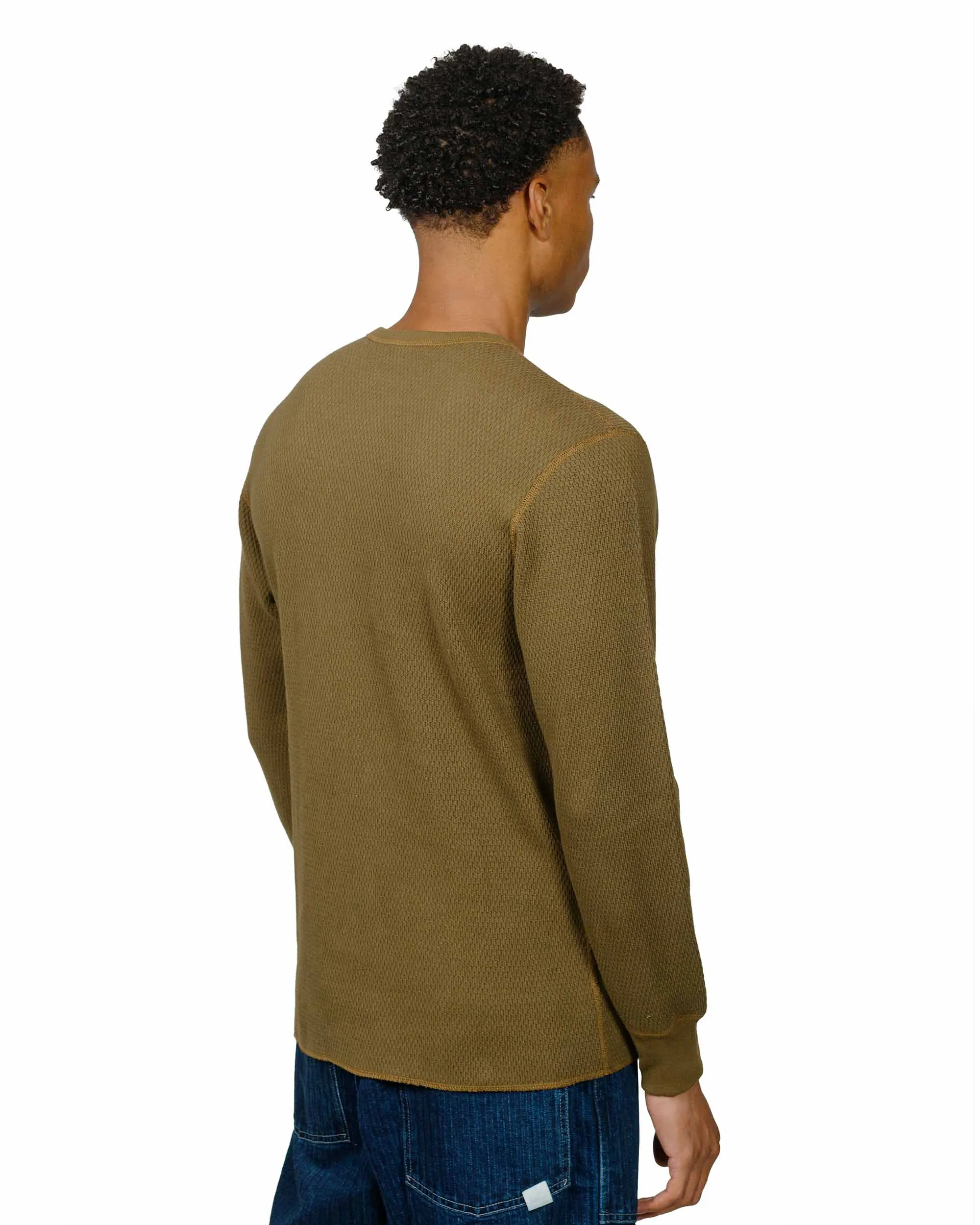 The Real McCoy's MC22109 U.S. Army Military Thermal Shirt Olive Easy Look Daily Style
