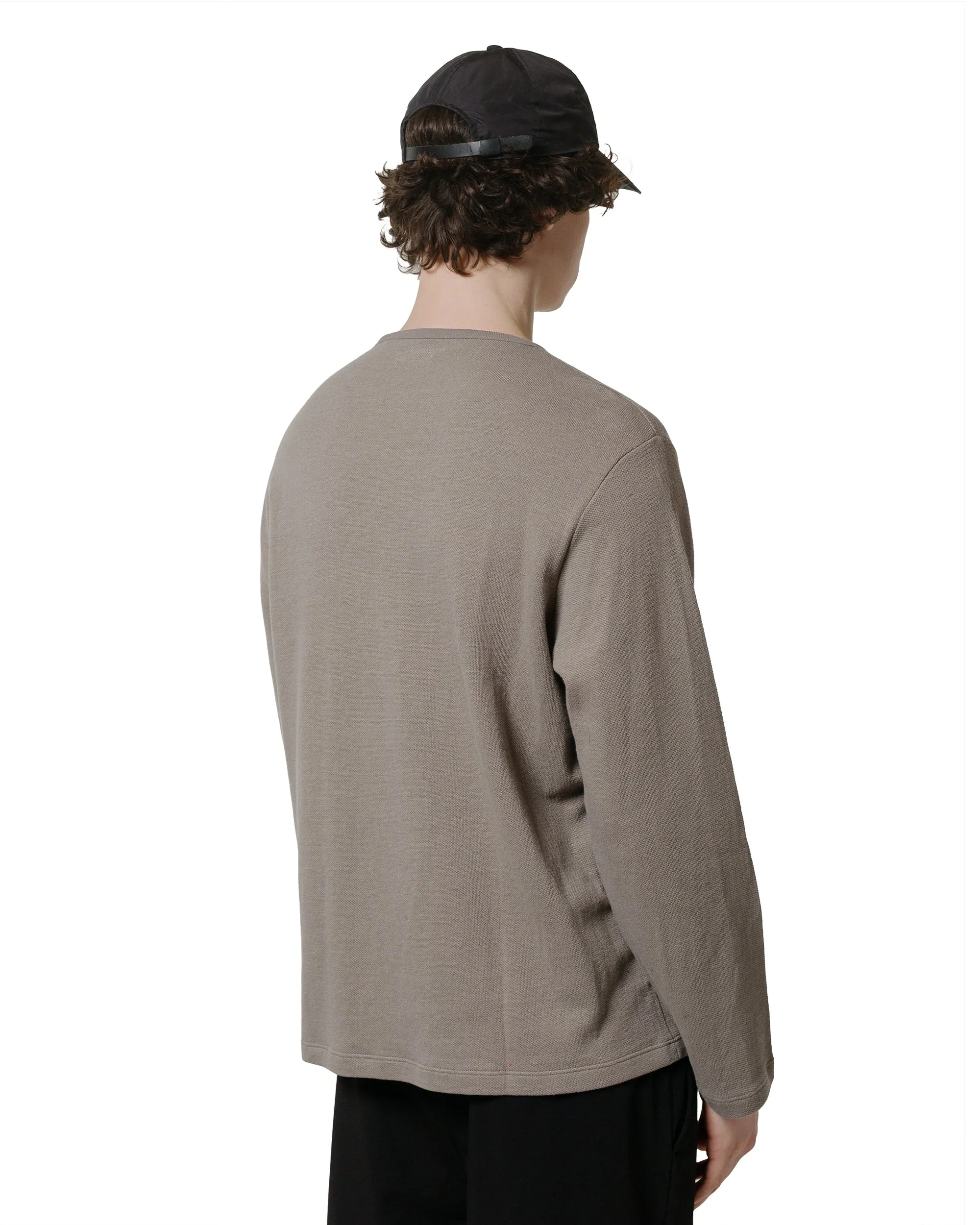Layer Active Lady White Co. Double Knit Sweater Anvil Grey