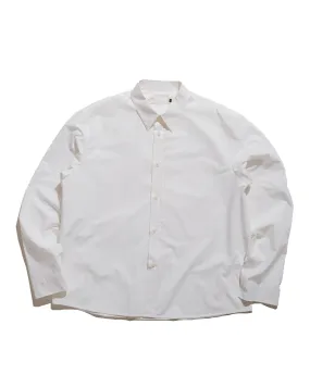 Tuckable Hem Flexible Shoulder Construction Amomento Basic Pocket Shirts Ivory
