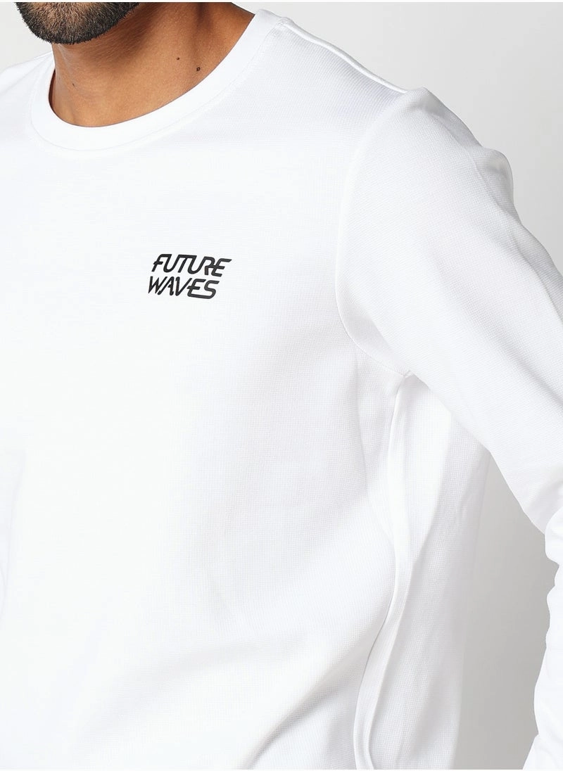 Soft Texture Round Sweatshirt