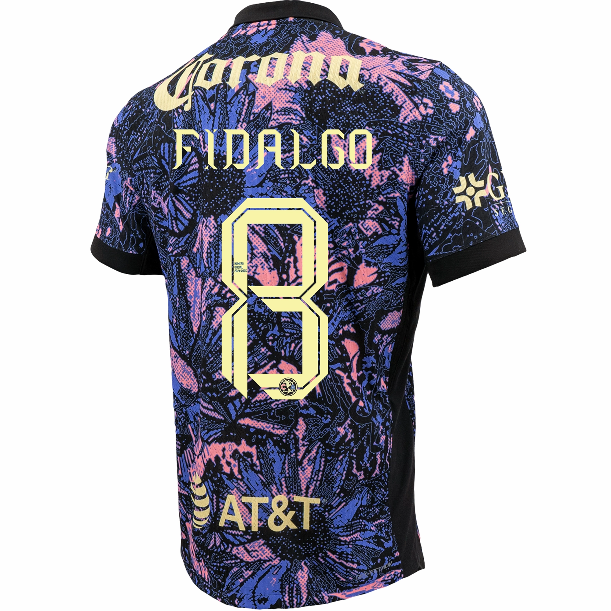 Advanced Sweat Wicking Nike Club America Authentic ??lvaro Fidalgo Third Jersey 24/25 (Purple)