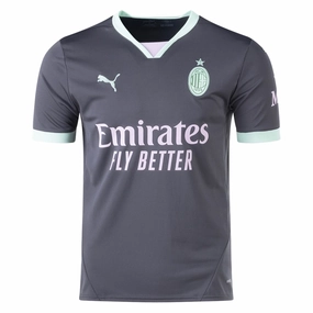 Energy Comfort Puma AC Milan Third Jersey 24/25 (Shadow Gray/Fresh Mint)