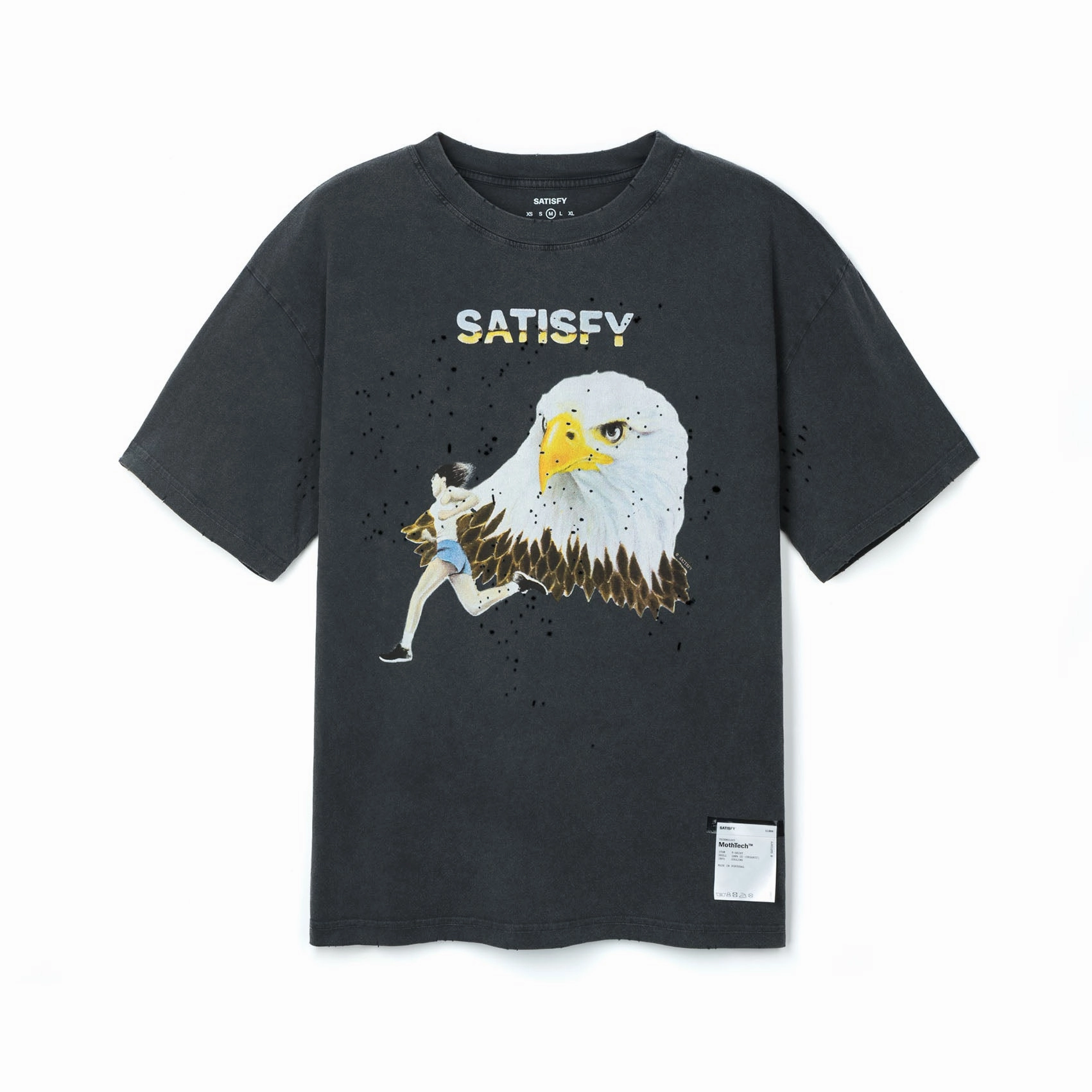 Unisex Satisfy MothTech T-Shirt Casual Essential Wear Wrinkle Resistant Material