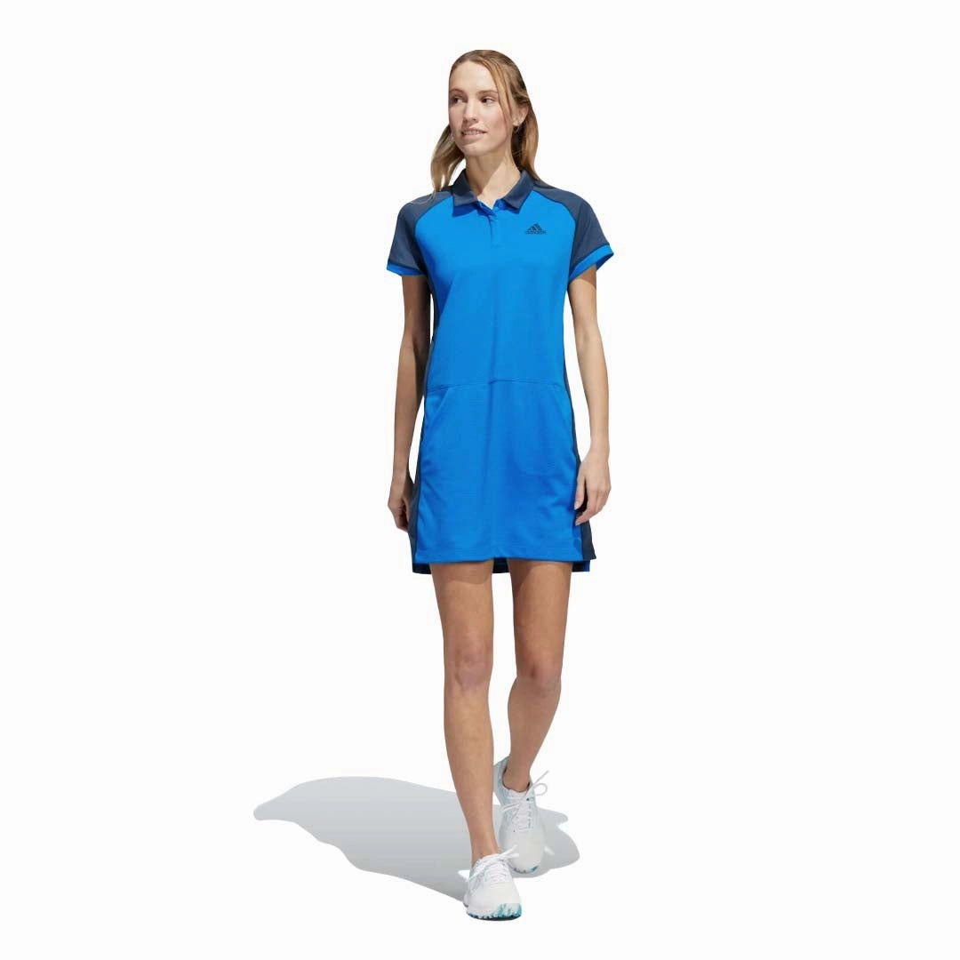 adidas - Women's Colorblock Dress (HA3451) Streamlined Fit Yarn Dye Effect