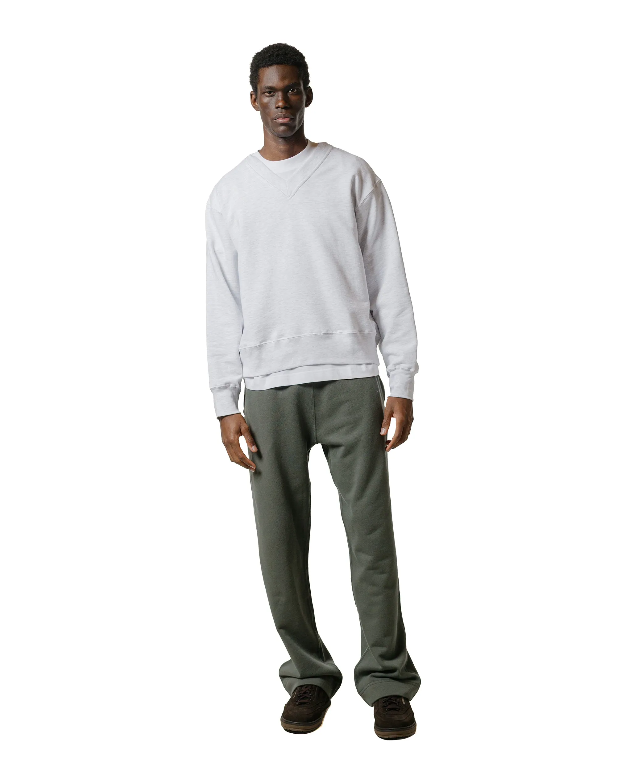product anniversary charm Spring Wear Body of Work Juniper V-Neck Sweatshirt Dove Grey