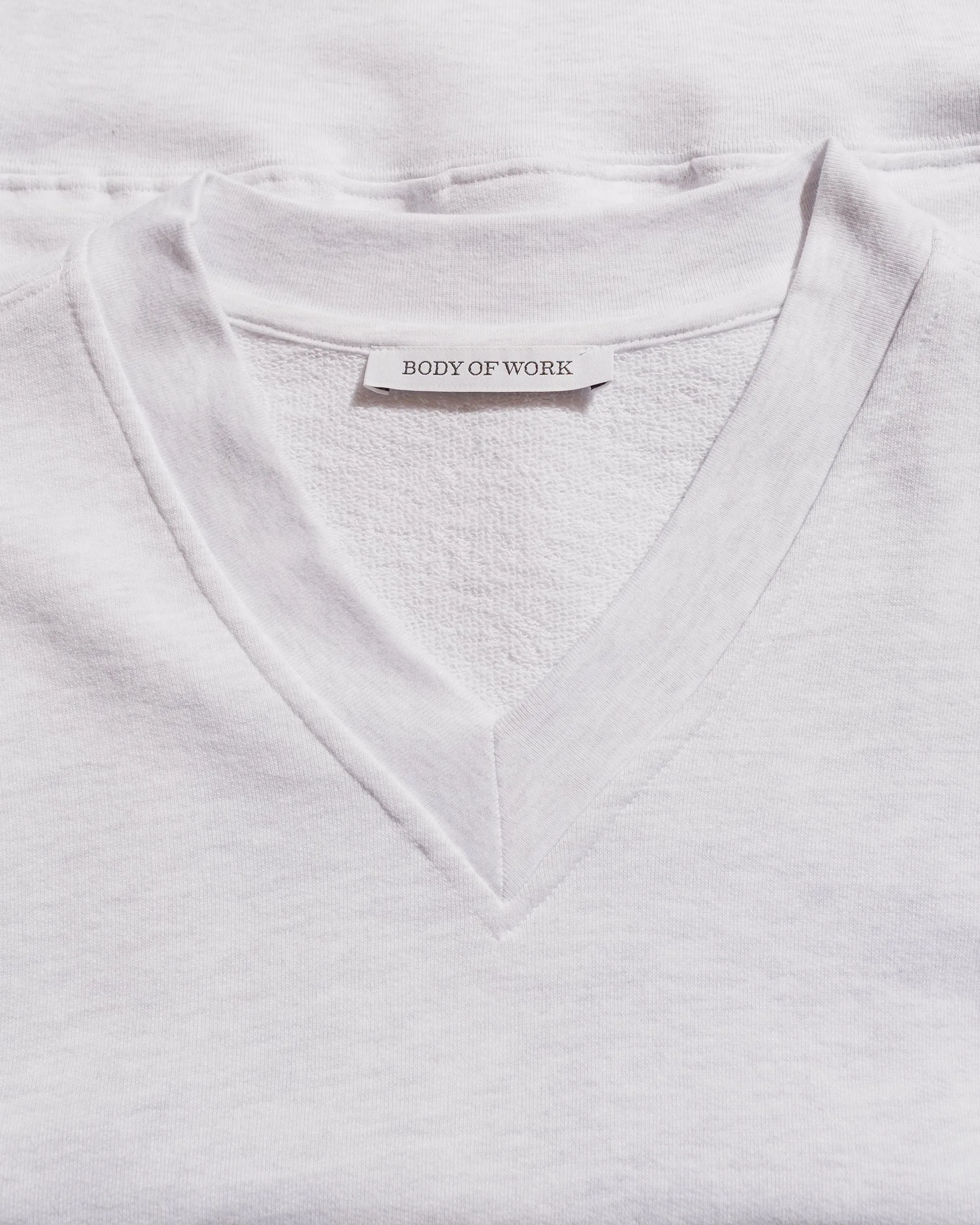 Cozy Trend Body of Work Juniper V-Neck Sweatshirt Dove Grey