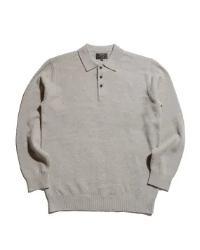 kids' Beams Plus Knit Polo 9G Beige