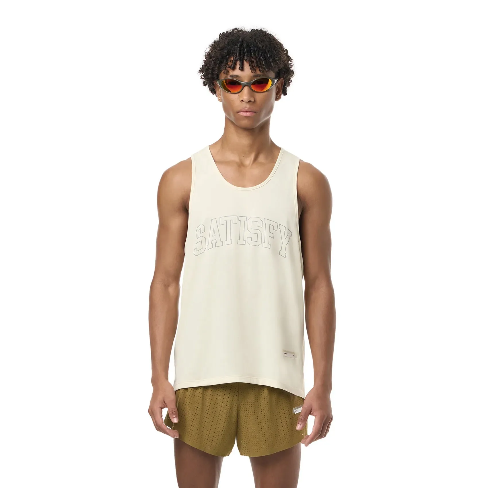 Magic Glow casual top Mens Satisfy Auralite Tech Singlet