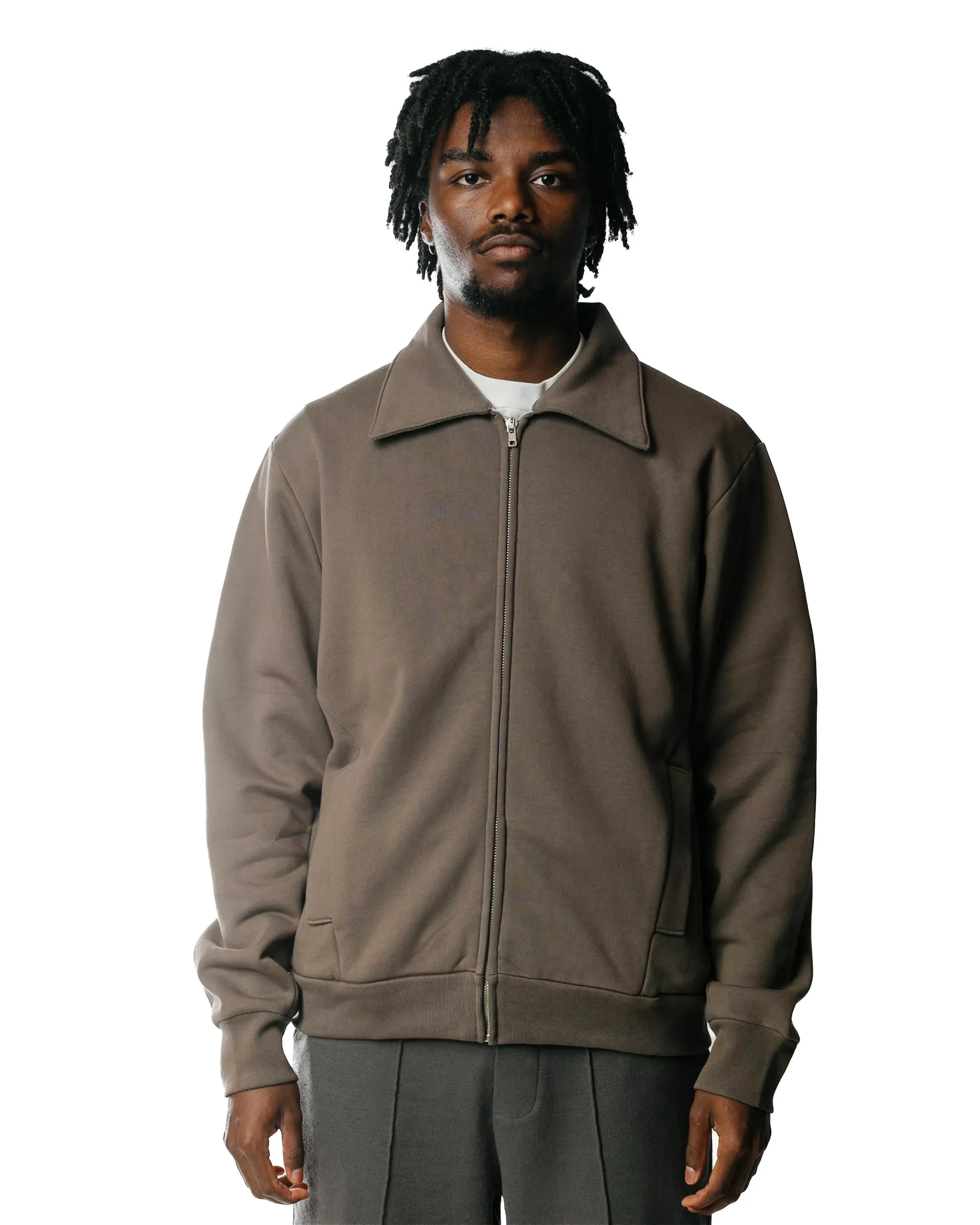 Core Active Lady White Co. Zip Sweat Jacket Deep Cement