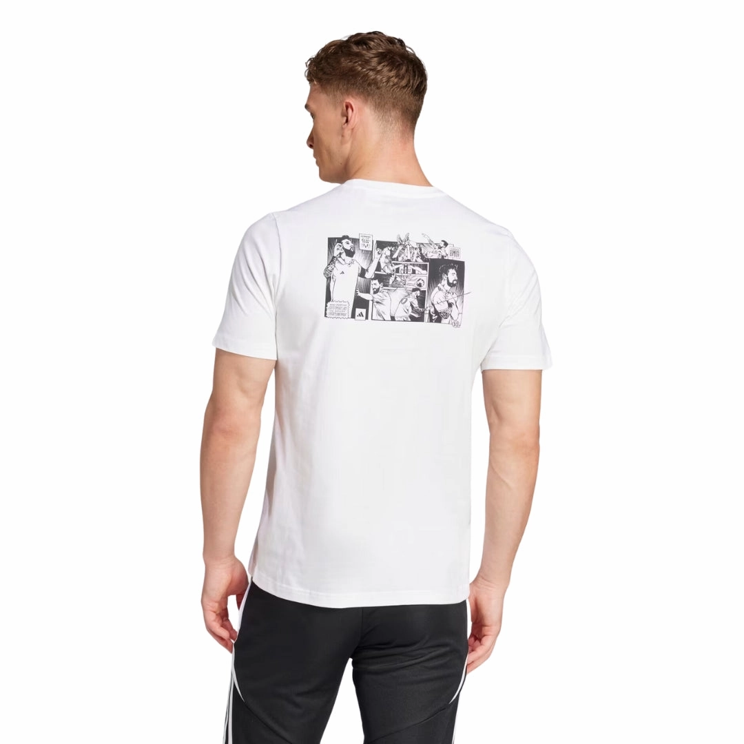 Messi Icon Graphic T-Shirt Soft Feel Wrinkle Resistant Texture