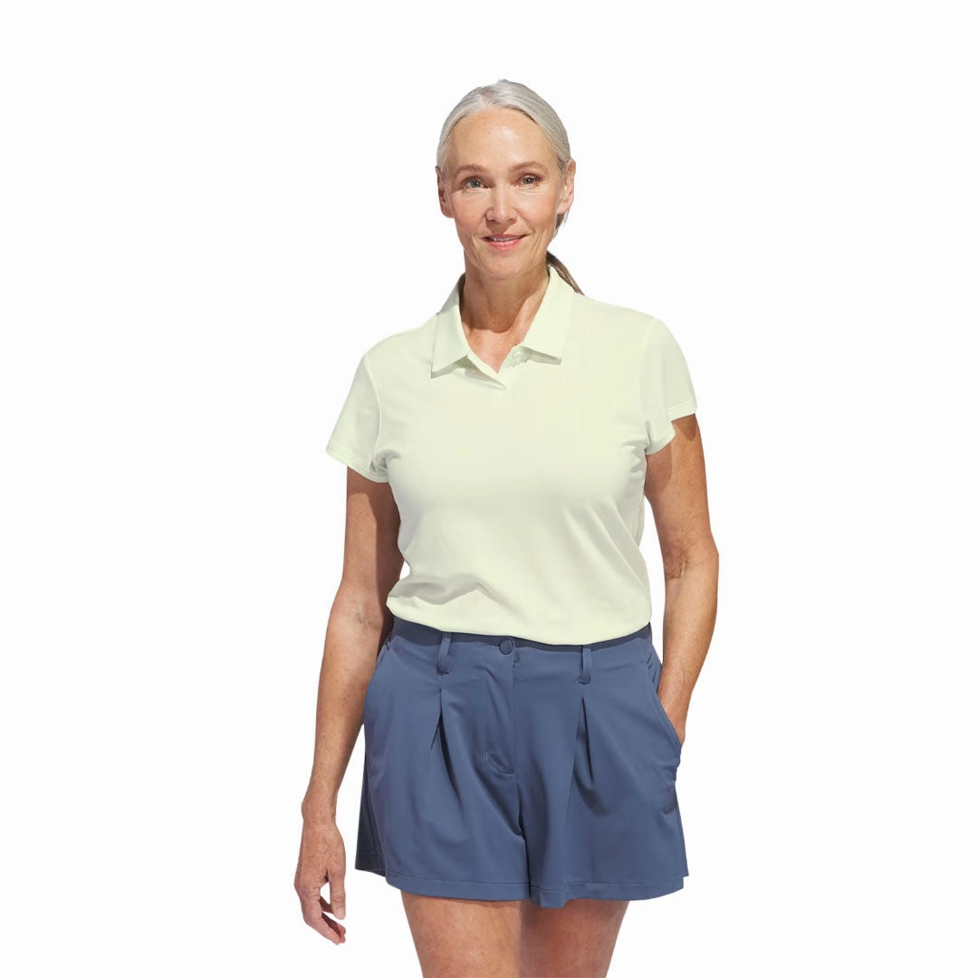 adidas - Women's Go-To Short Sleeve Polo (IP4188) Tear Resistant Weave Sublimated Prints