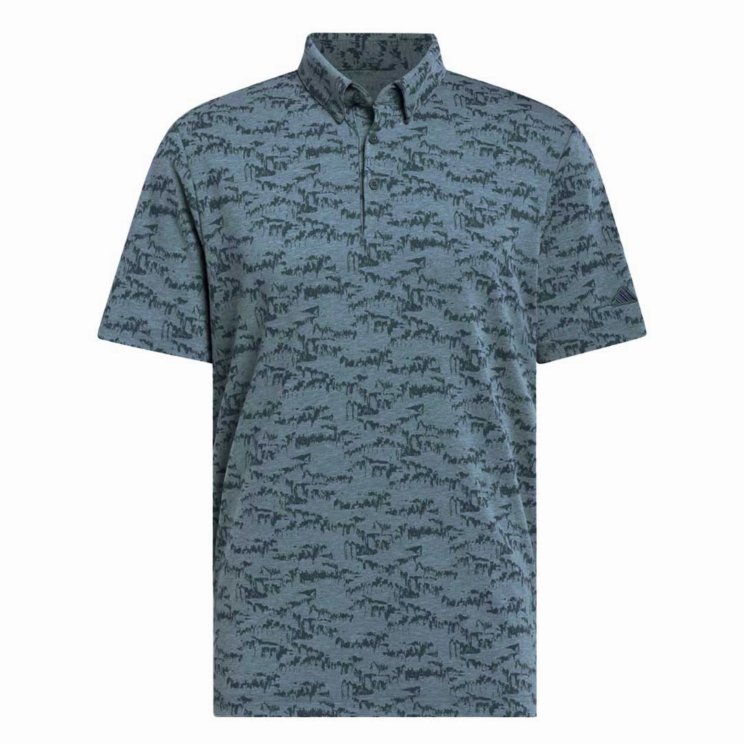 Flattering Drop Shoulder adidas - Men's Go-To Printed Golf Polo (II7838)