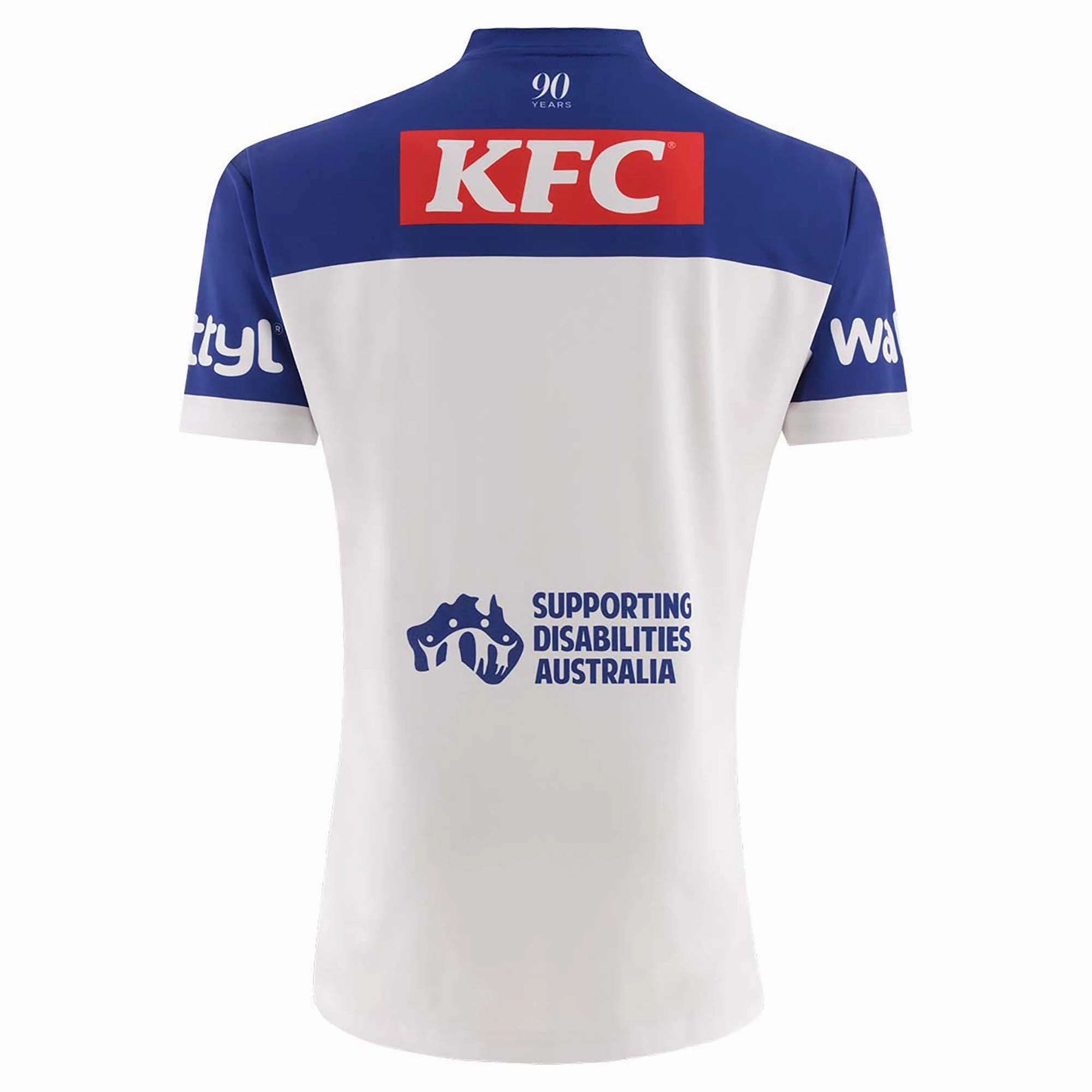 Minimal Design Performance Optimized Weave Men's NRL Canterbury-Bankstown Bulldogs 2025 Home Replica Jersey