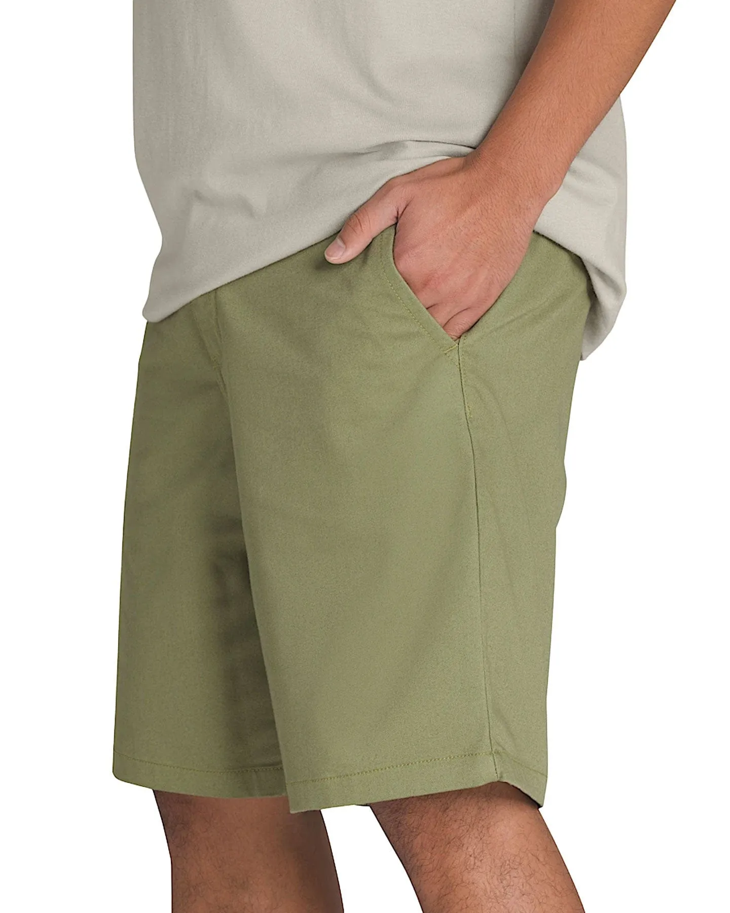 Vans Authentic Chino Relaxed Shorts - Loden Green Rush Mode NoRubEdging
