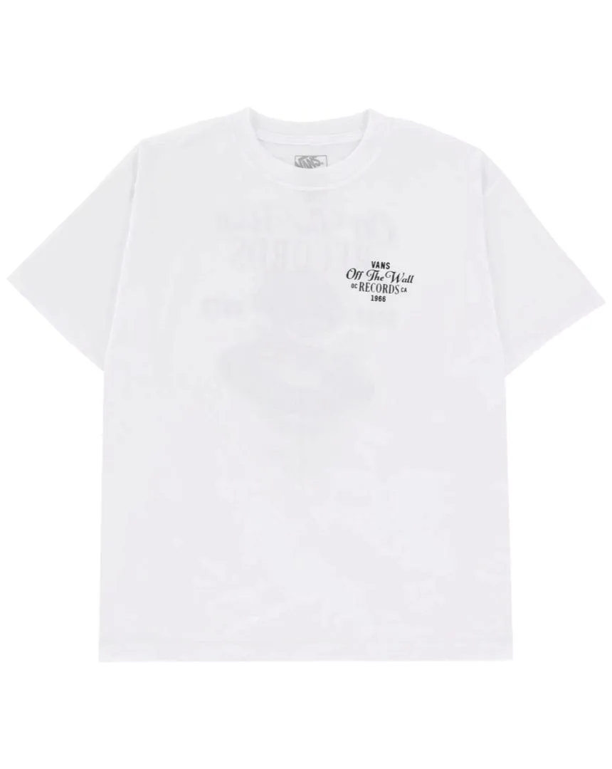 Vans Deep Cut Tee - White AntiBacterialTextile Relaxing Design