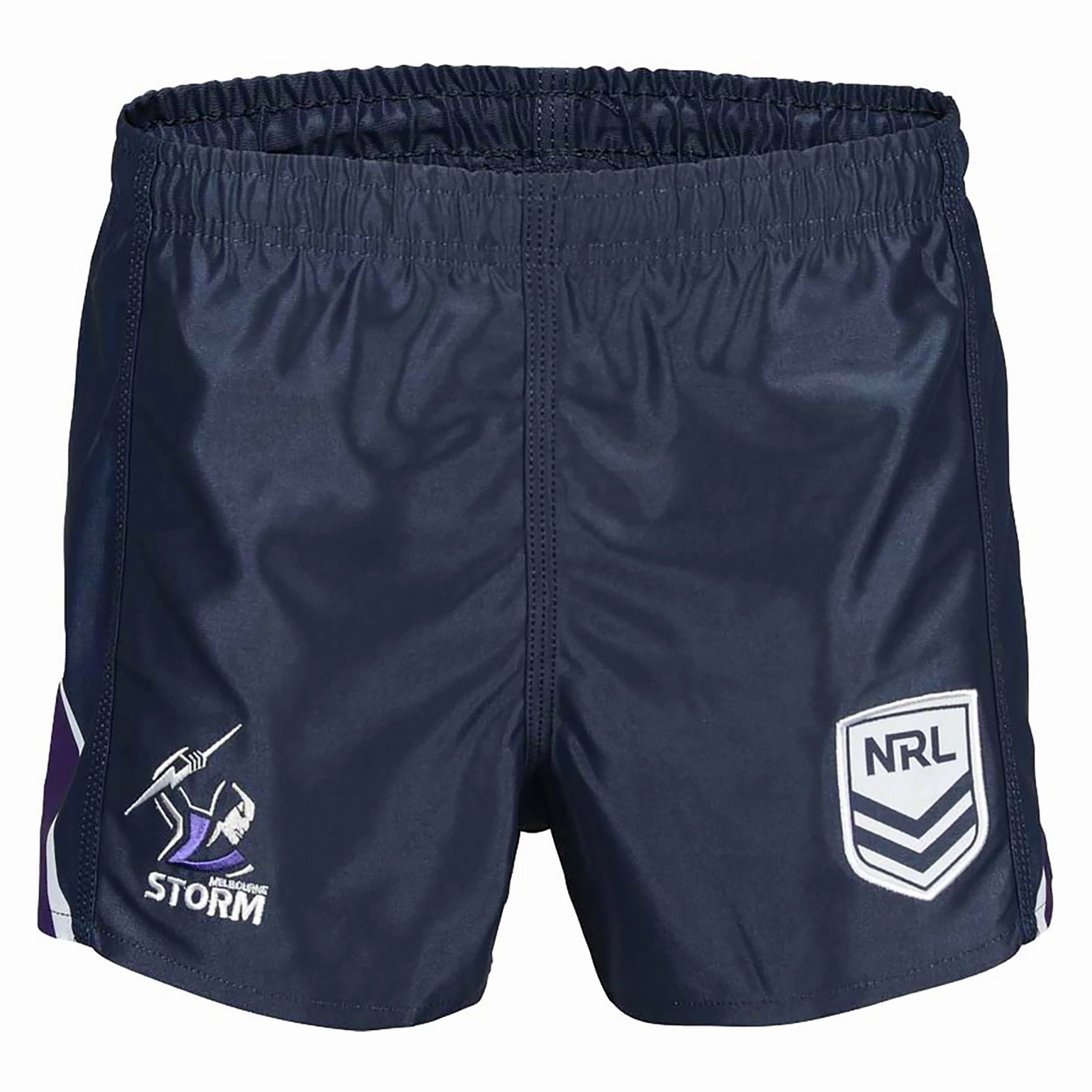 Slim Profile Men's NRL Melbourne Storm Supporter Shorts