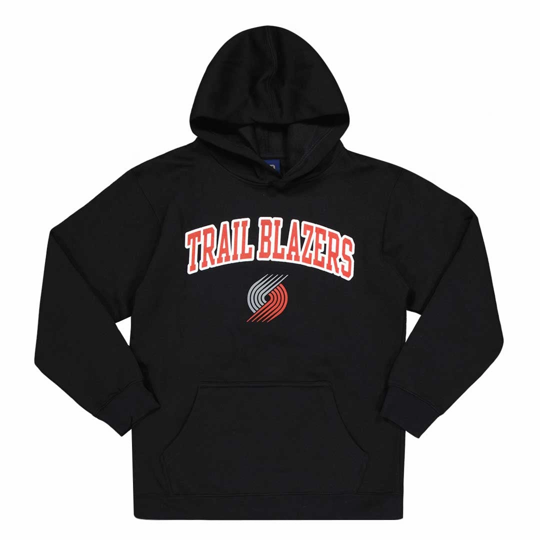 Zero Slip Inner Layer Street Motion NBA - Kids' (Junior) Portland Trail Blazers Hoodie (YTHTRAILBLAZERSHOODYBLK)