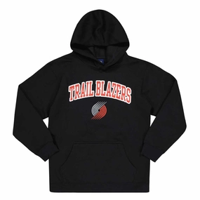 Zero Slip Inner Layer Street Motion NBA - Kids' (Junior) Portland Trail Blazers Hoodie (YTHTRAILBLAZERSHOODYBLK)