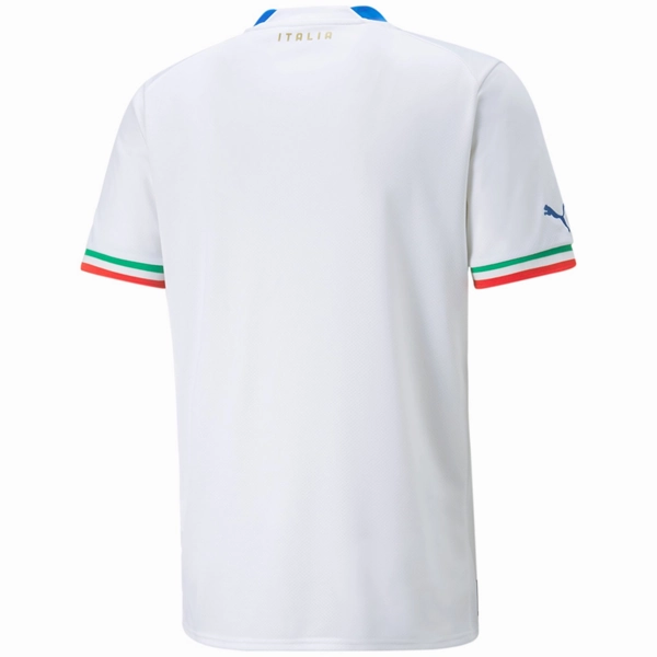 Puma Italy Away Jersey 22/23 (Puma White/Ultra Blue) Natural Feel Abrasion Resistant Surface