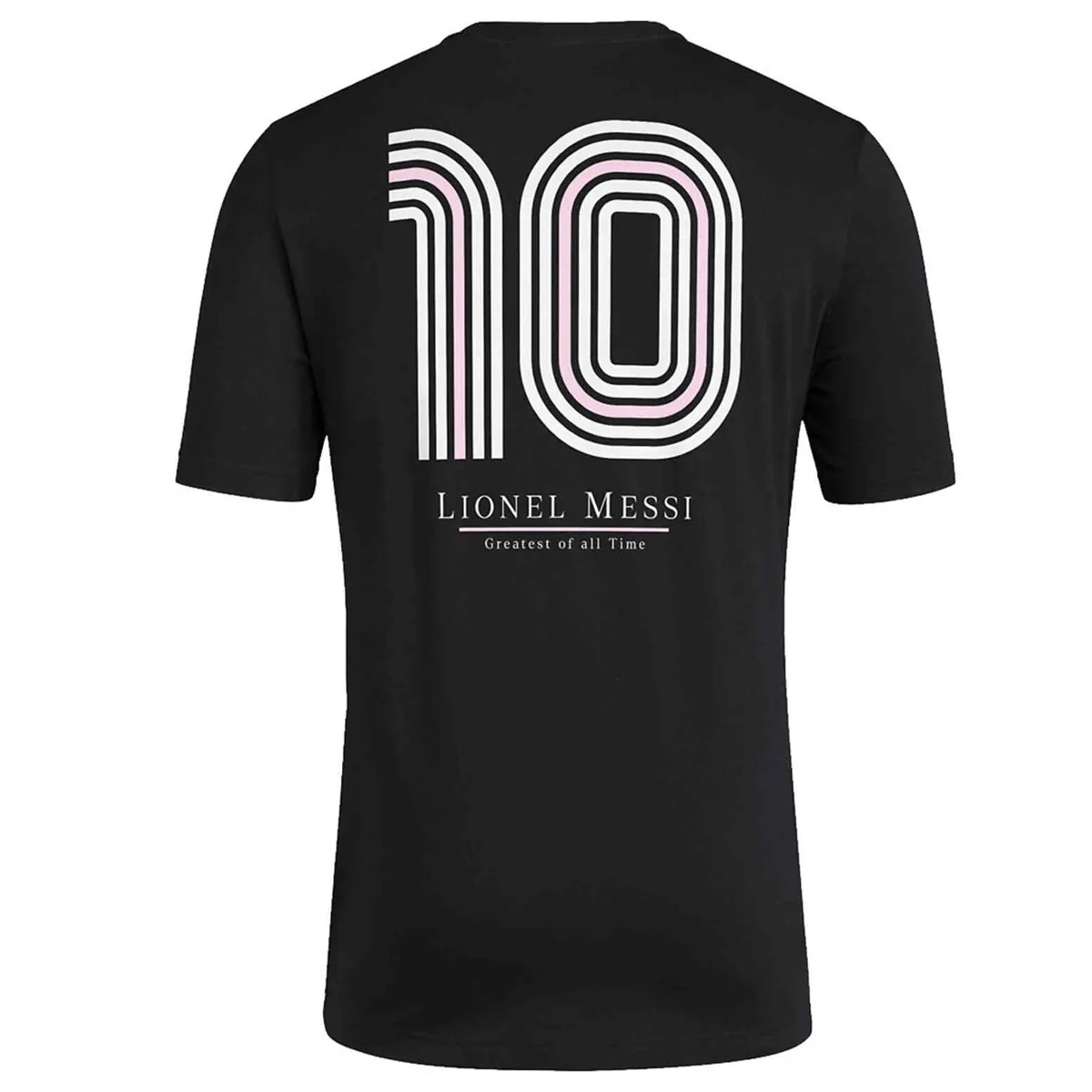 adidas Fresh Messi T-Shirt (Black) Fashionable Look Drop Shoulder Cut