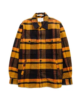 Norse Projects Julian Organic Heavy Twill Overshirt Dark Navy Earthy Palette