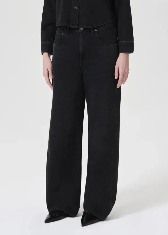 AntiPillingCloth AGOLDE "Low Curve Jean" W - Black Tar