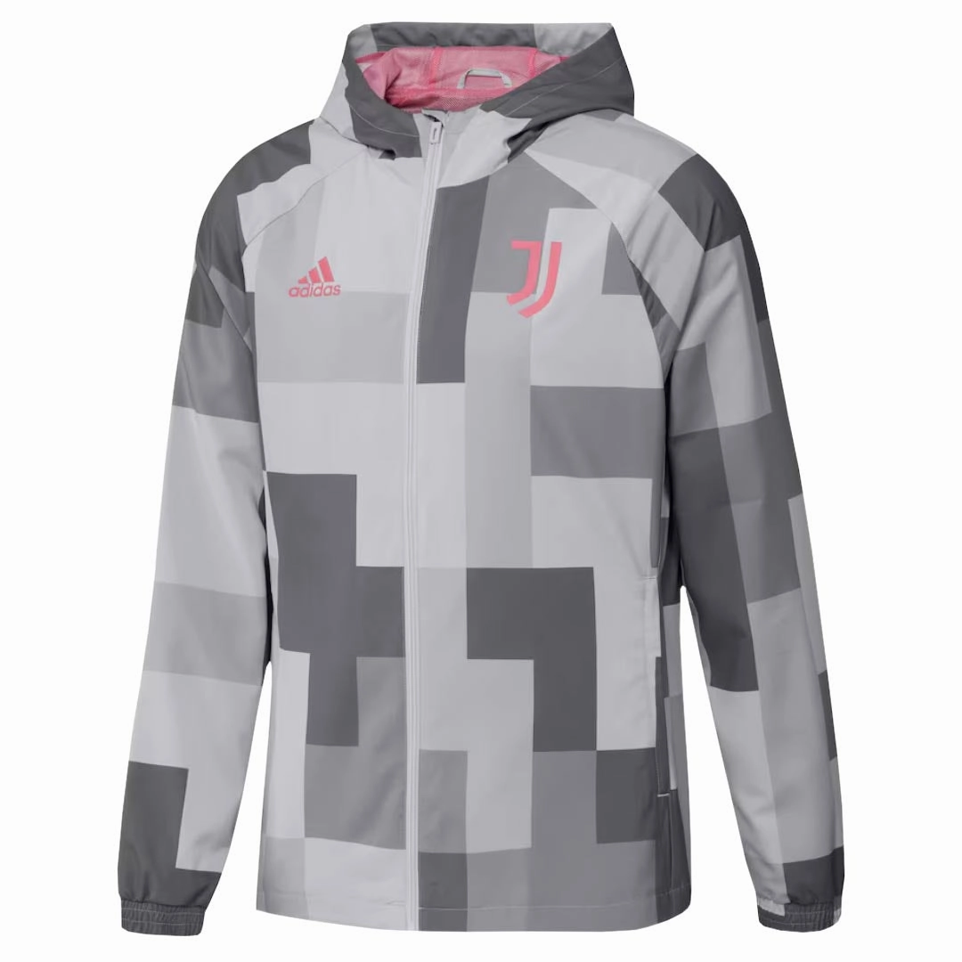 Eco Friendly Blend Reinforced Stitching adidas - Men's Juventus Graphic Windbreaker Jacket (HS9800)