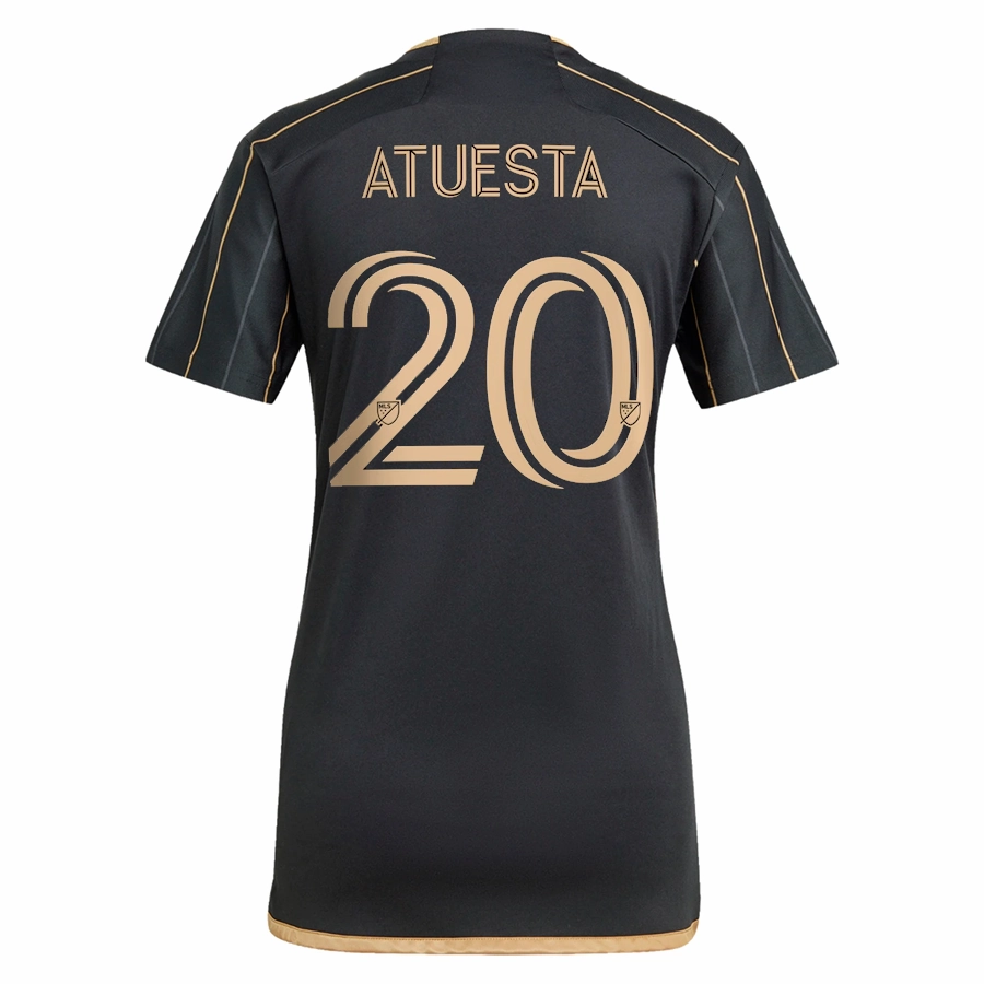 anti static coating Style Driven adidas Womens LAFC Eduard Atuesta Home Jersey 24/25 (Black/Gold)
