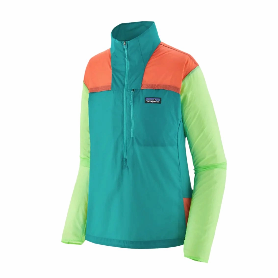 Womens Patagonia Houdini Stash 1/2 Zip Pullover Practical Design Quilted Stitching