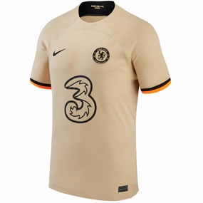 Nike Chelsea Third Jersey 22/23 (Sesame/Black) Dynamic Performance Breathable Sportswear Fabric