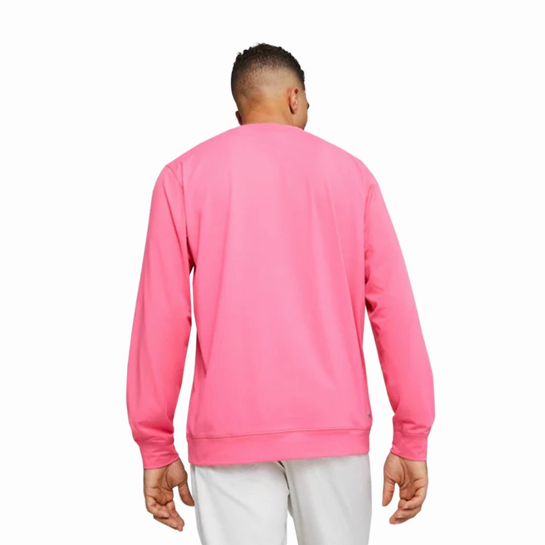 Puma - Men's Puma x Palm Tree Crew Midnight Crewneck (539206 04) Breathable Back Ventilation Ultra Soft Weave