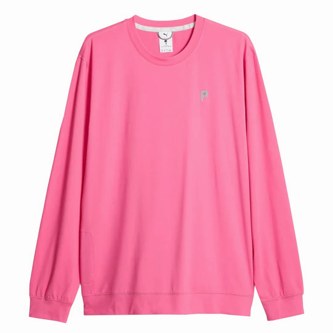 Puma - Men's Puma x Palm Tree Crew Midnight Crewneck (539206 04) Athletic Day Ultra Smooth Flat Seams